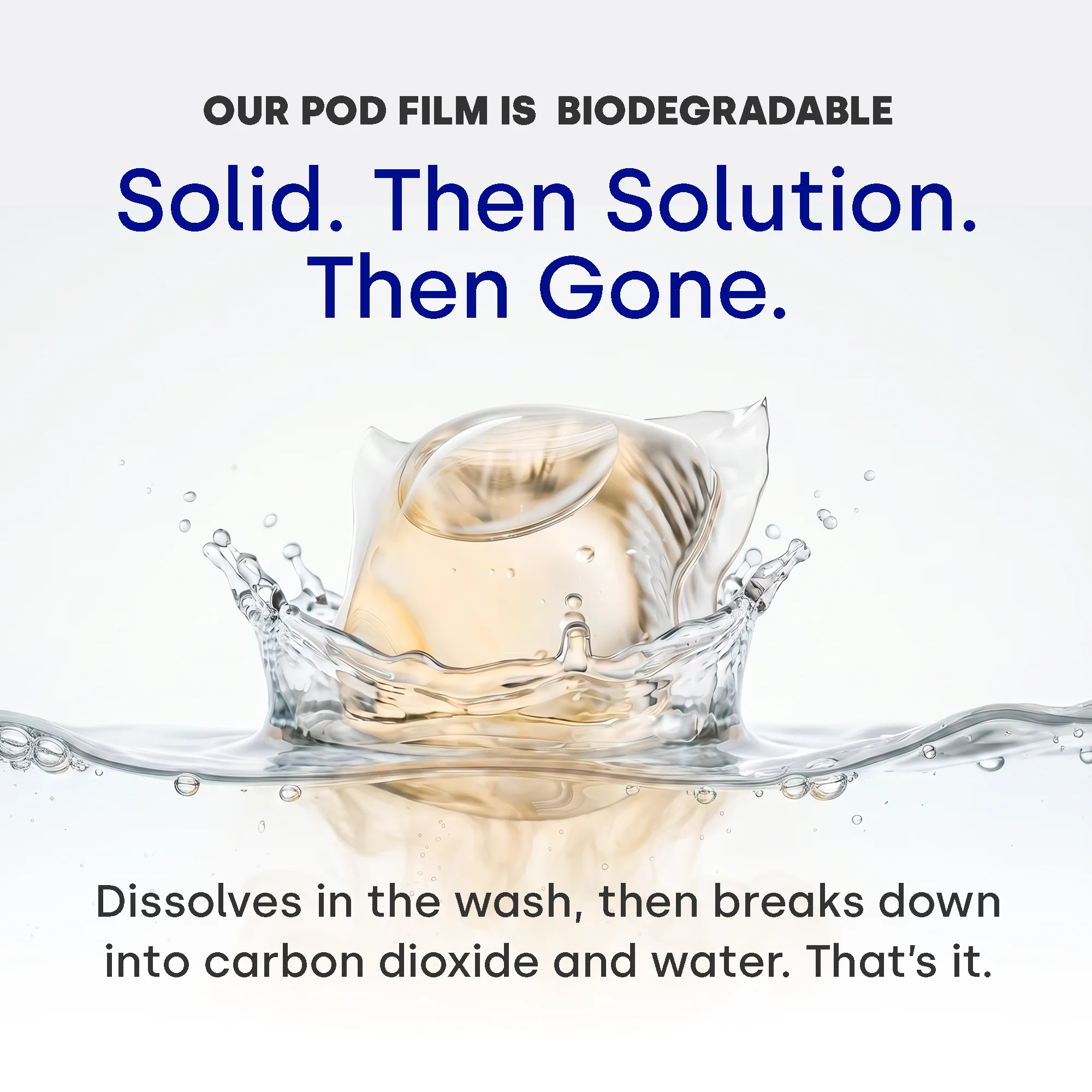 4-in-1 Plus Oxi Biobased Power Laundry Detergent Pods, Unscented - Image 5