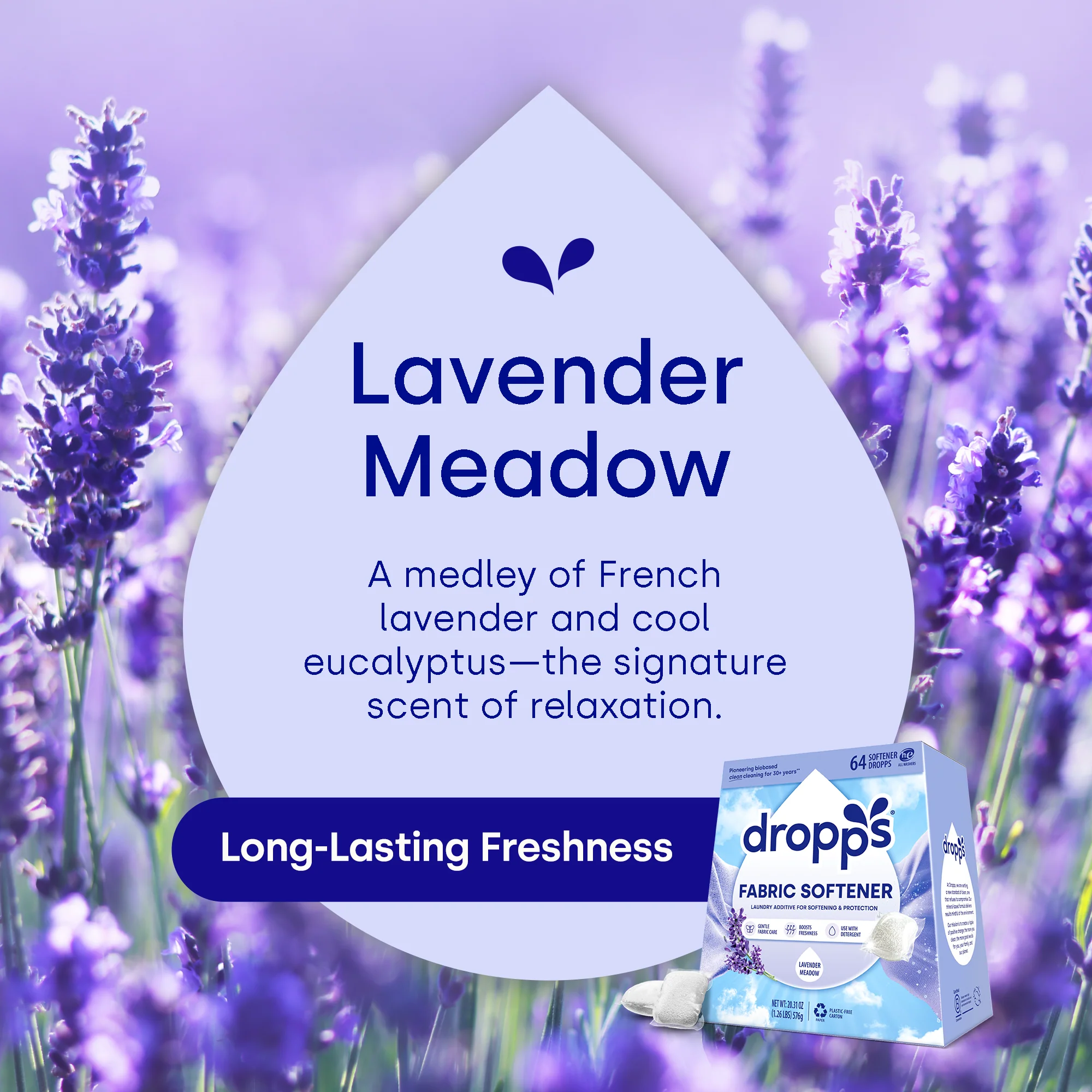 Fabric Softener Pods, Lavender Meadow - Image 3
