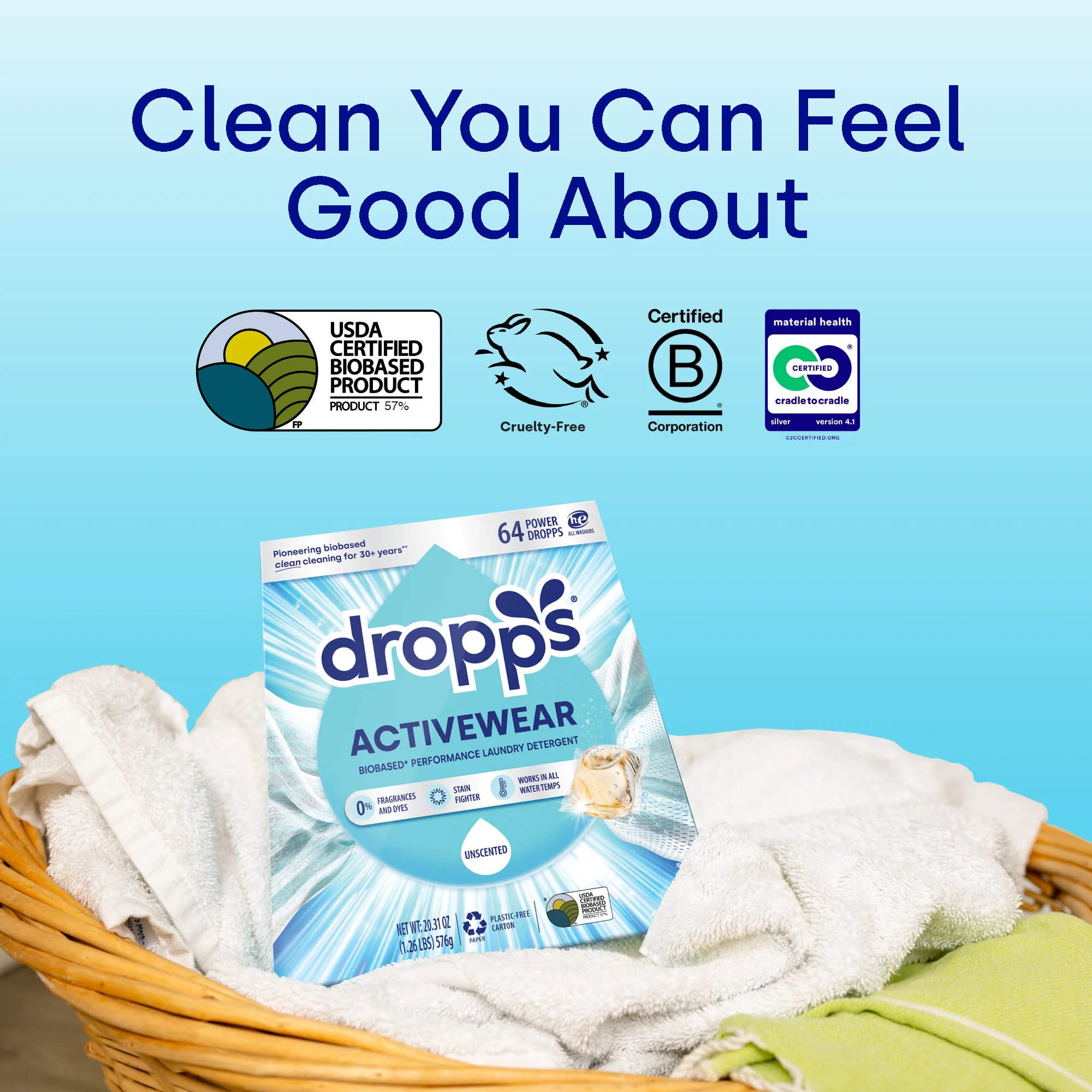 Activewear Laundry Detergent Pods, Unscented - Image 4