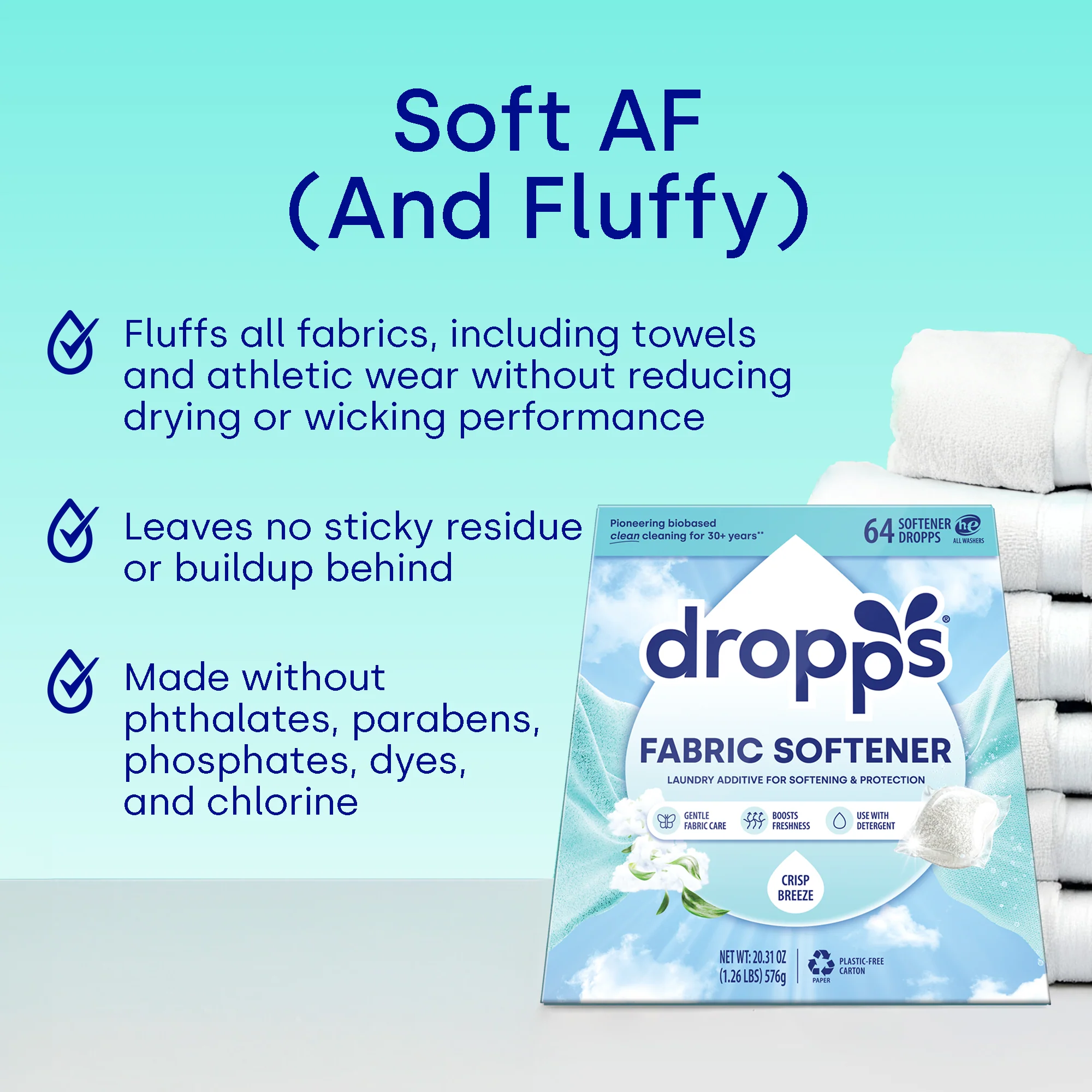 Fabric Softener Pods, Crisp Breeze - Image 6