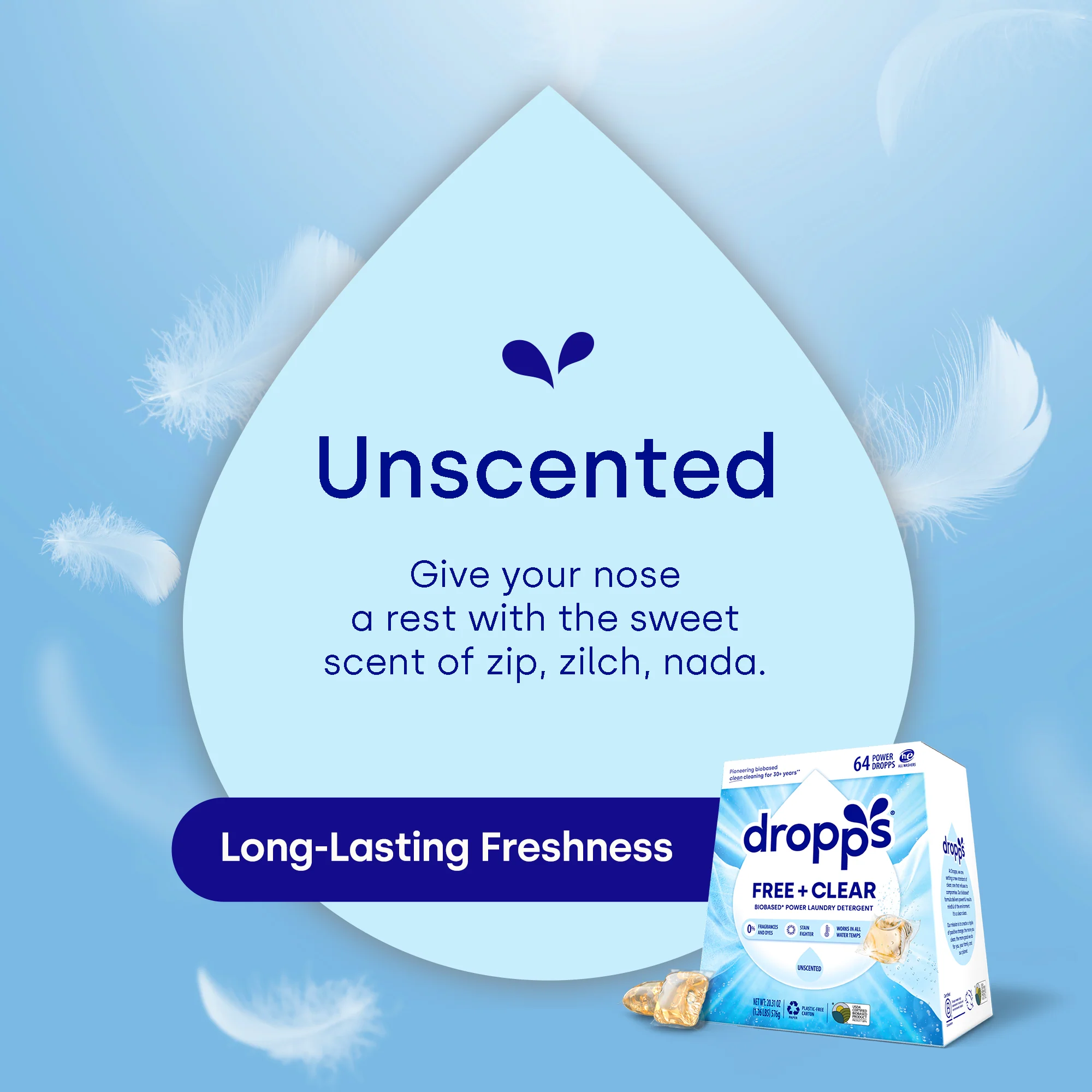 Free & Clear Laundry Detergent Pods, Unscented - Image 7