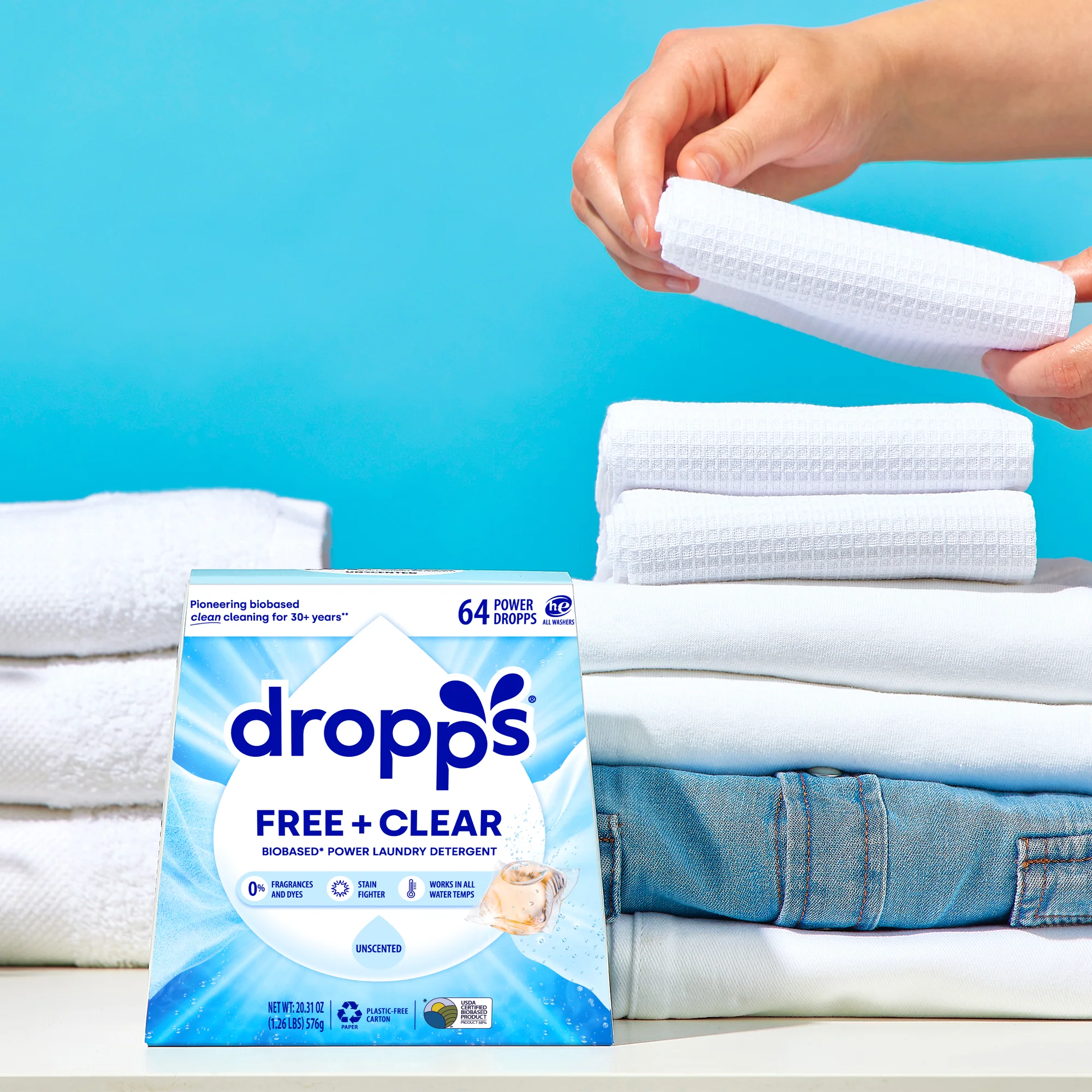Free & Clear Laundry Detergent Pods, Unscented - Image 9