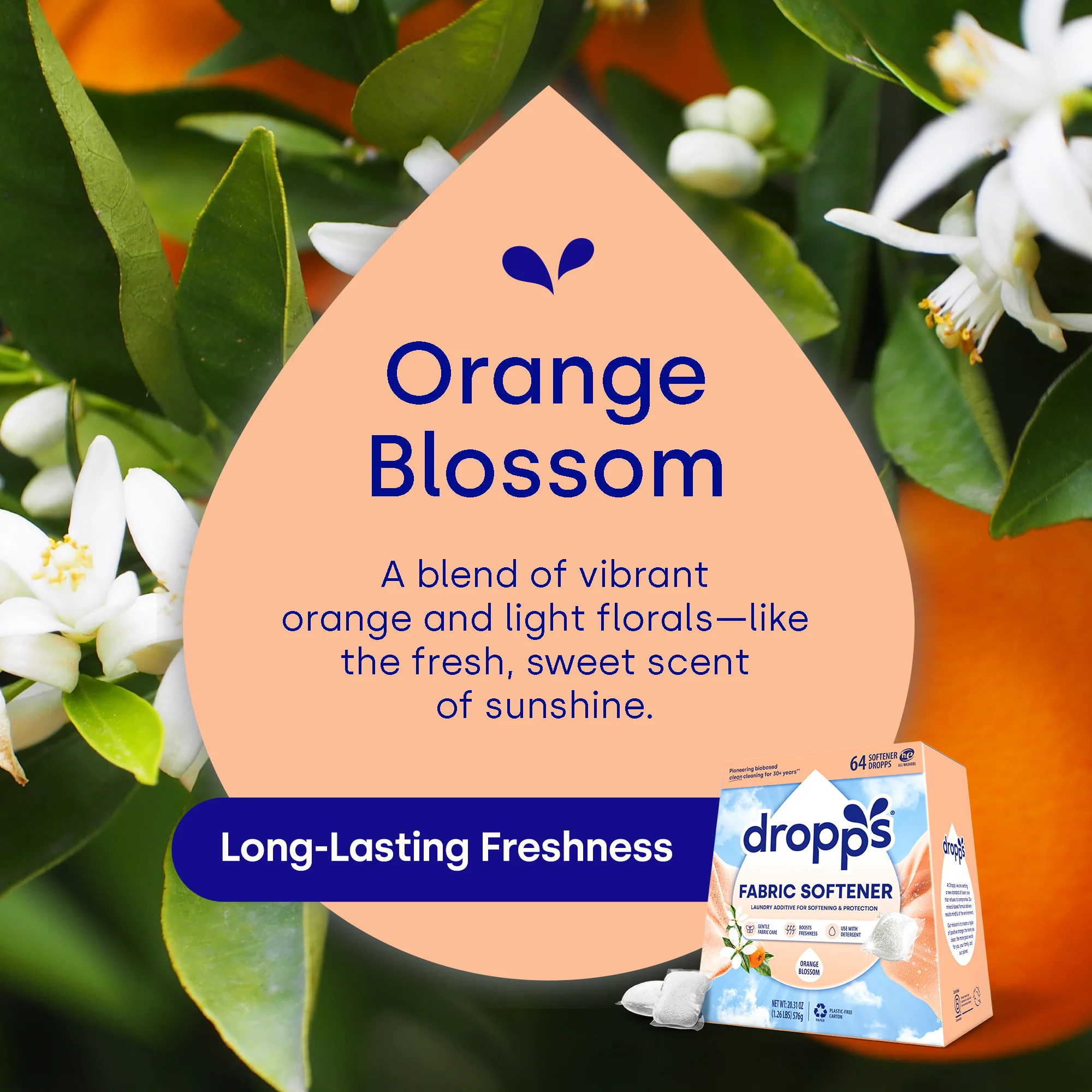 Fabric Softener Pods, Orange Blossom - Image 3