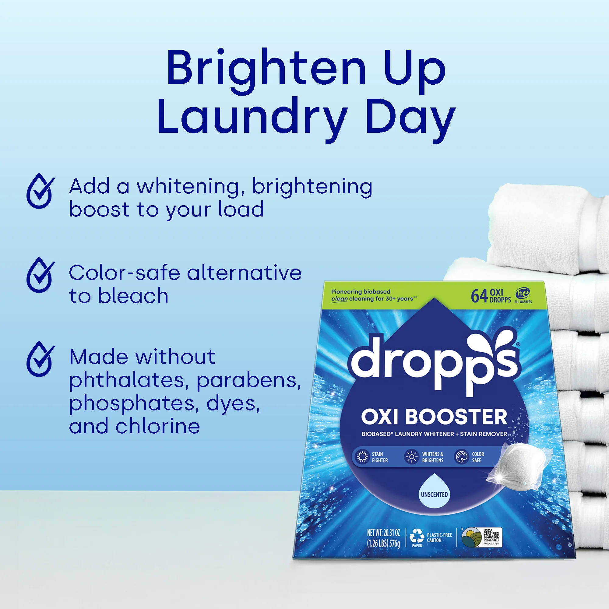 Laundry & Household Oxi Booster Pods, Unscented - Image 8