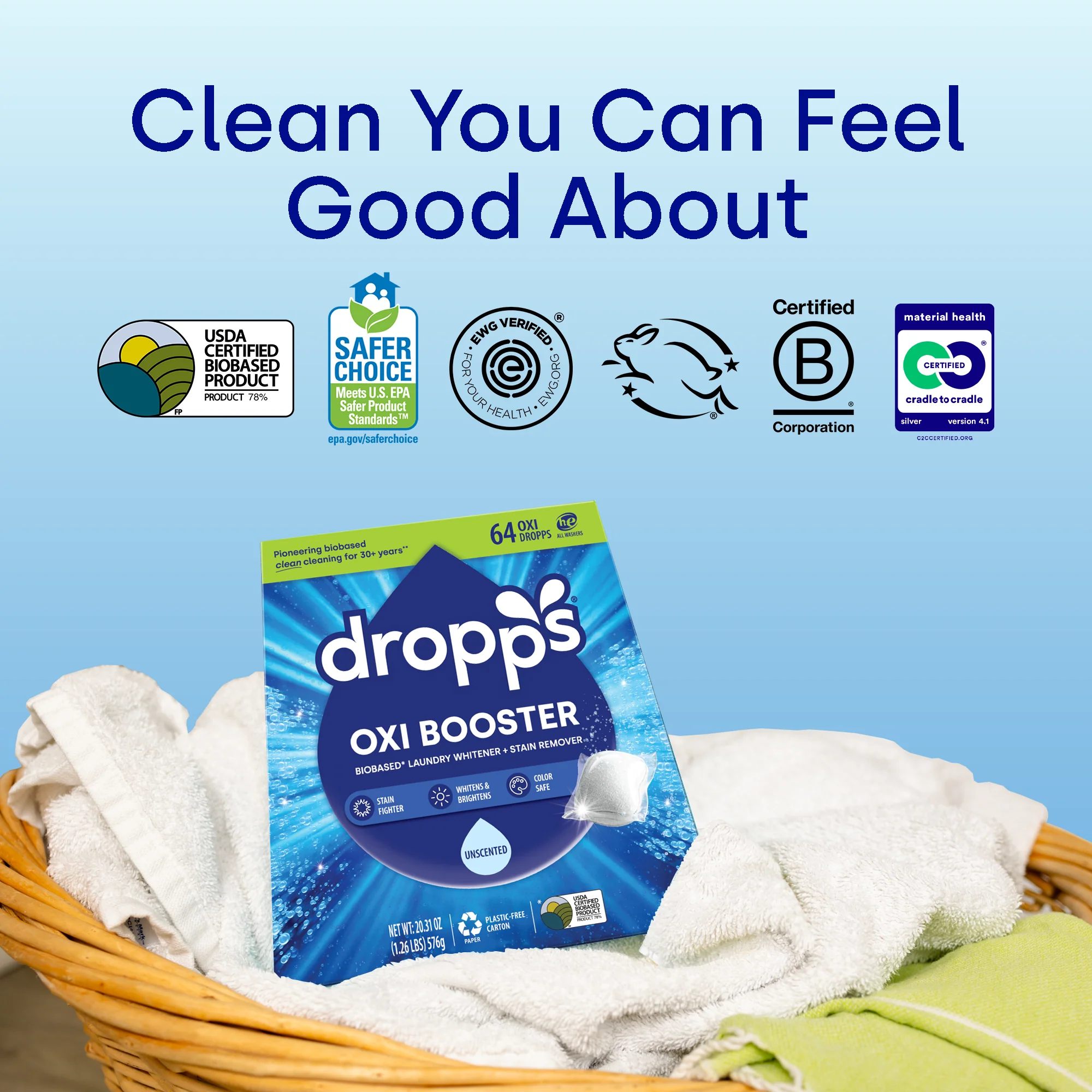 Laundry & Household Oxi Booster Pods, Unscented - Image 5