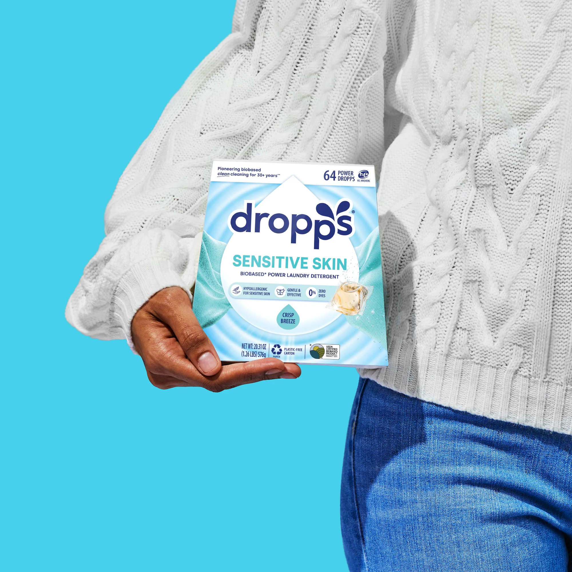 Sensitive Skin Laundry Detergent Bulk Pods, Crisp Breeze - Image 3