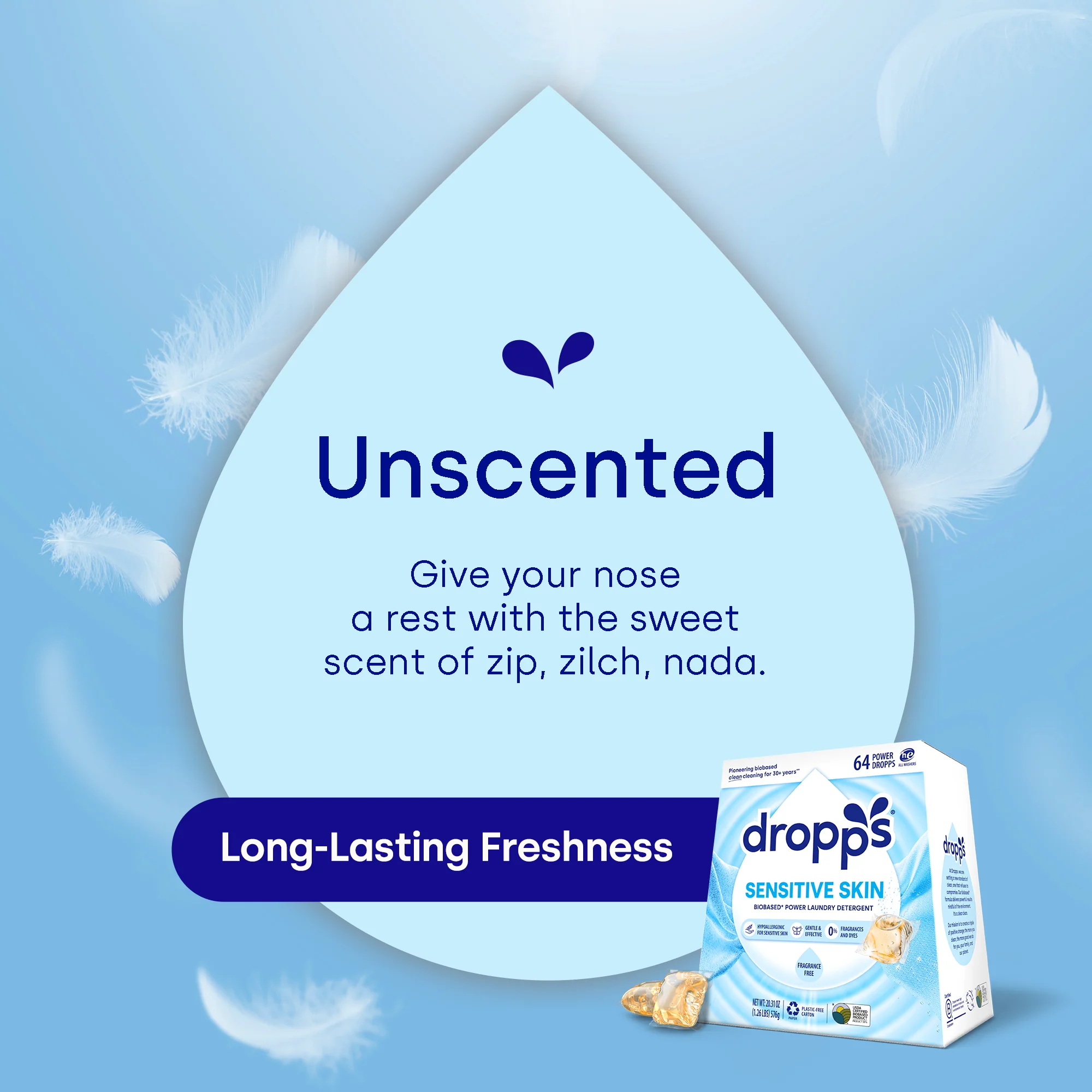 Sensitive Skin Laundry Detergent Pods, Unscented - Image 7