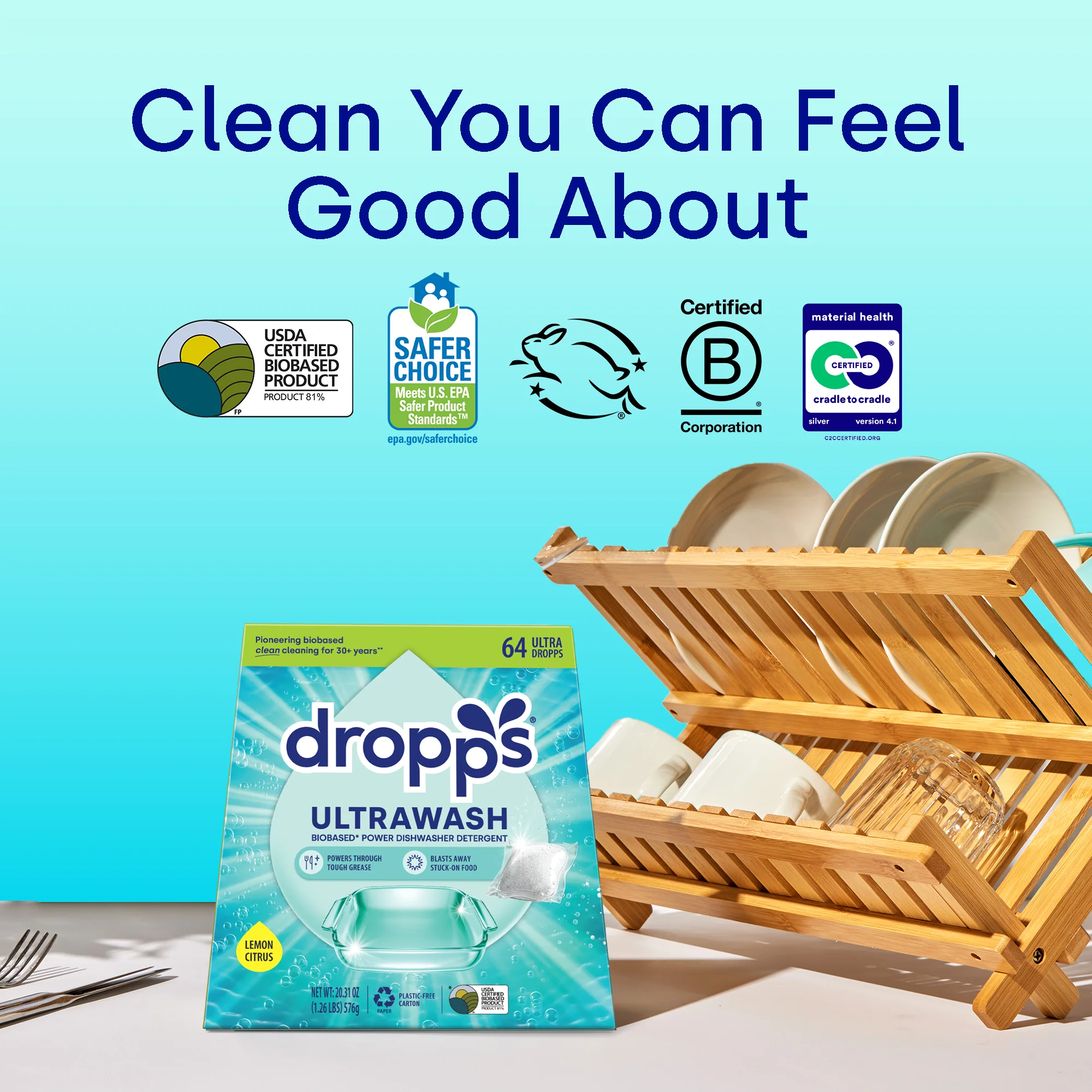 UltraWash Dishwasher Detergent Pods, Lemon Citrus - Image 4