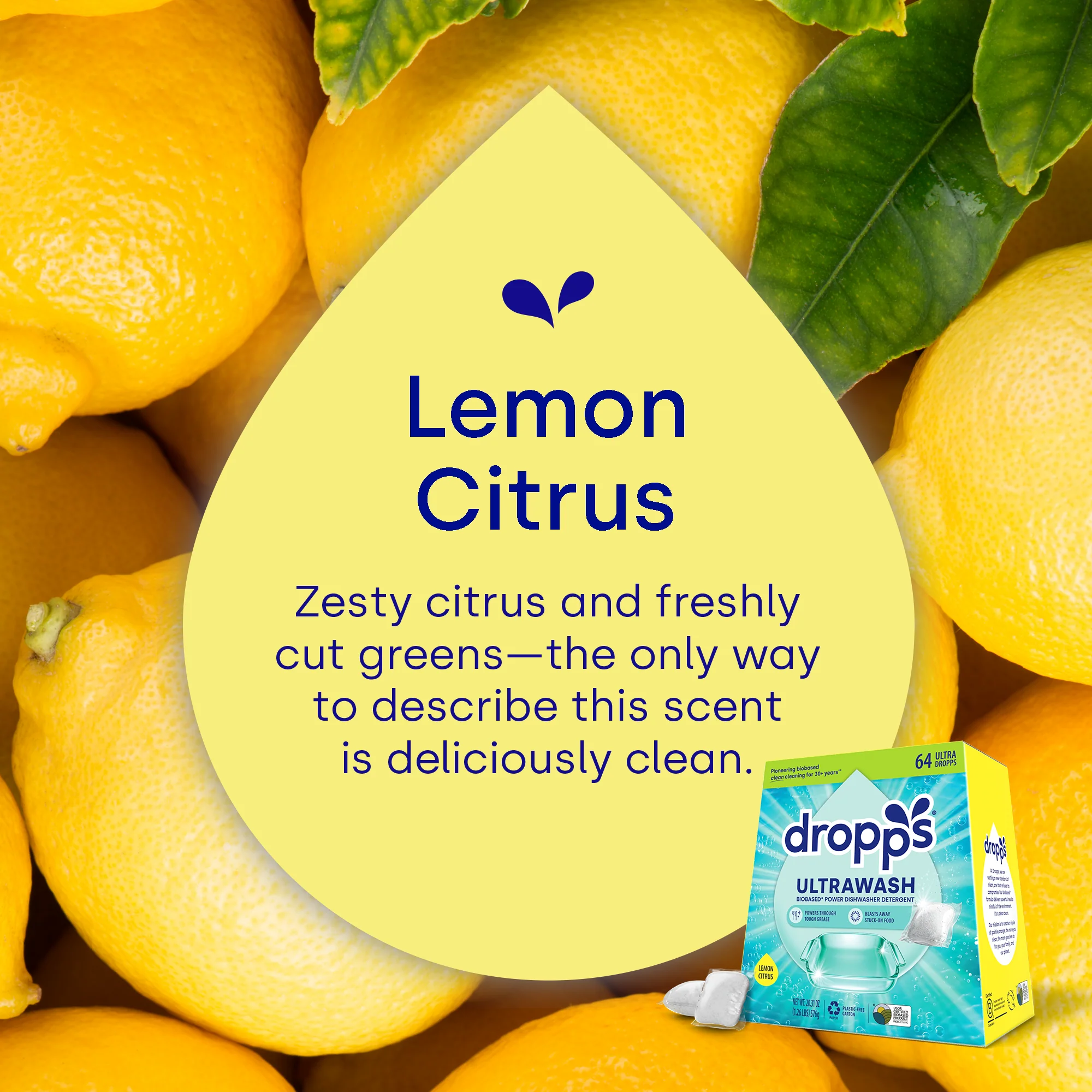 UltraWash Dishwasher Detergent Pods, Lemon Citrus - Image 7