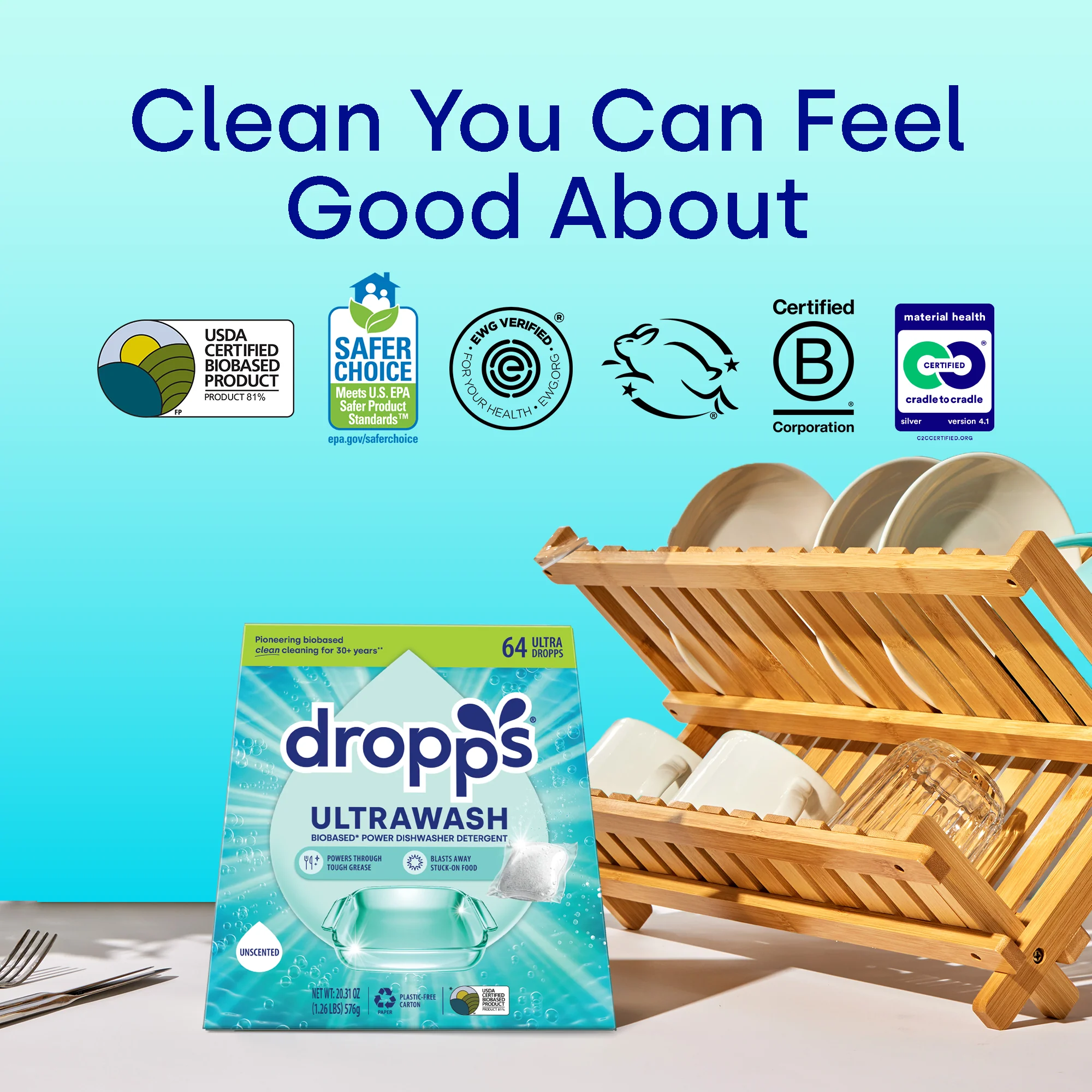 UltraWash Dishwasher Detergent Pods, Unscented - Image 4